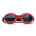 Krismile® New Fashionable Water-Proof Multi-Color Pet Dog Sunglasses Eye Wear Protection Goggles Small (Red)
