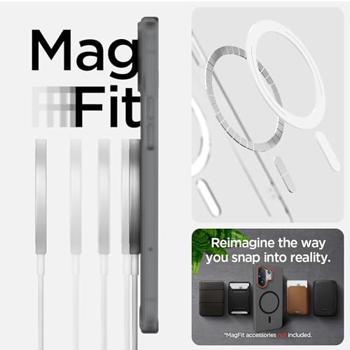 Image of Compatible for vivo V60e 5G Frosted Translucent Hard Back | Only Compatible with Wireless Magnetic Accessories | Thin and Slim Magnetic Back Cover (Black)