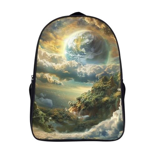 Mochila infantil impermeable con correa ajustable y bolsillos laterales para libros escolares