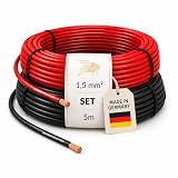 SPEED-BUSTER KFZ Kabel 1,5 mm² FLRY-B Set Rot/Schwarz - 5m