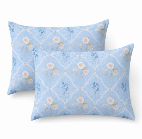 Image of Amazon Brand - Umi King Cotton Bedsheet 90x100 Inches with 2 Pillow Covers | Soft 160 TC Pure Cotton | Beautiful Elegant Design Double Bed Sheet