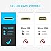 BENFEI Mini HDMI to VGA Adapter, Gold-Plated Mini HDMI to VGA Adapter (Male to Female) for Ultrabooks, notebooks, Tablets, Cameras and camcorders - Black