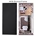 OLED for Samsung Galaxy NOTE20 Ultra SM-N985F Screen Replacement NOTE20Ultra 5G SM-N986U SM-N986U1 SM-N986W LCD Display Touch Screen Digitizer Support Fingerprint and S-Pen (withBronze Frame+Tools)