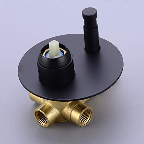 Mitigeur inverseur de douche LUNEZY kit noir encastrable 2 voies