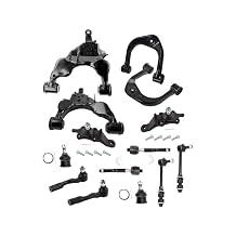 Front Upper and Lower Control Arm Kit - 12 Piece - Compatible with 2000-2002 Toyota Tundra