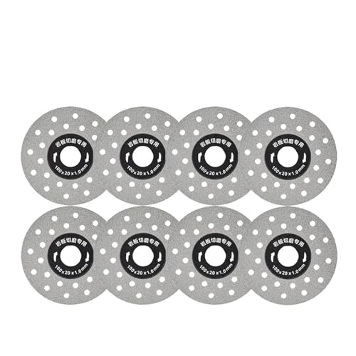Disque de meulage diamant pour dalles de pierre, coupe carrelage céramique et marbre 100mm 8pcs