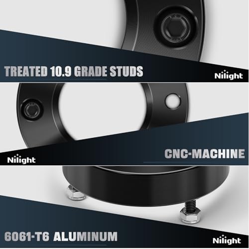 Image of Nilight 3 inch Leveling Kit for Tacoma 2005-2023 /4Runner 2003-2023 Actual about 1.49 inch Strut Spacer, Suspension Strut Spacers, Raise Front End, Fix Rake for Towing /Hauling & Improved Stance
