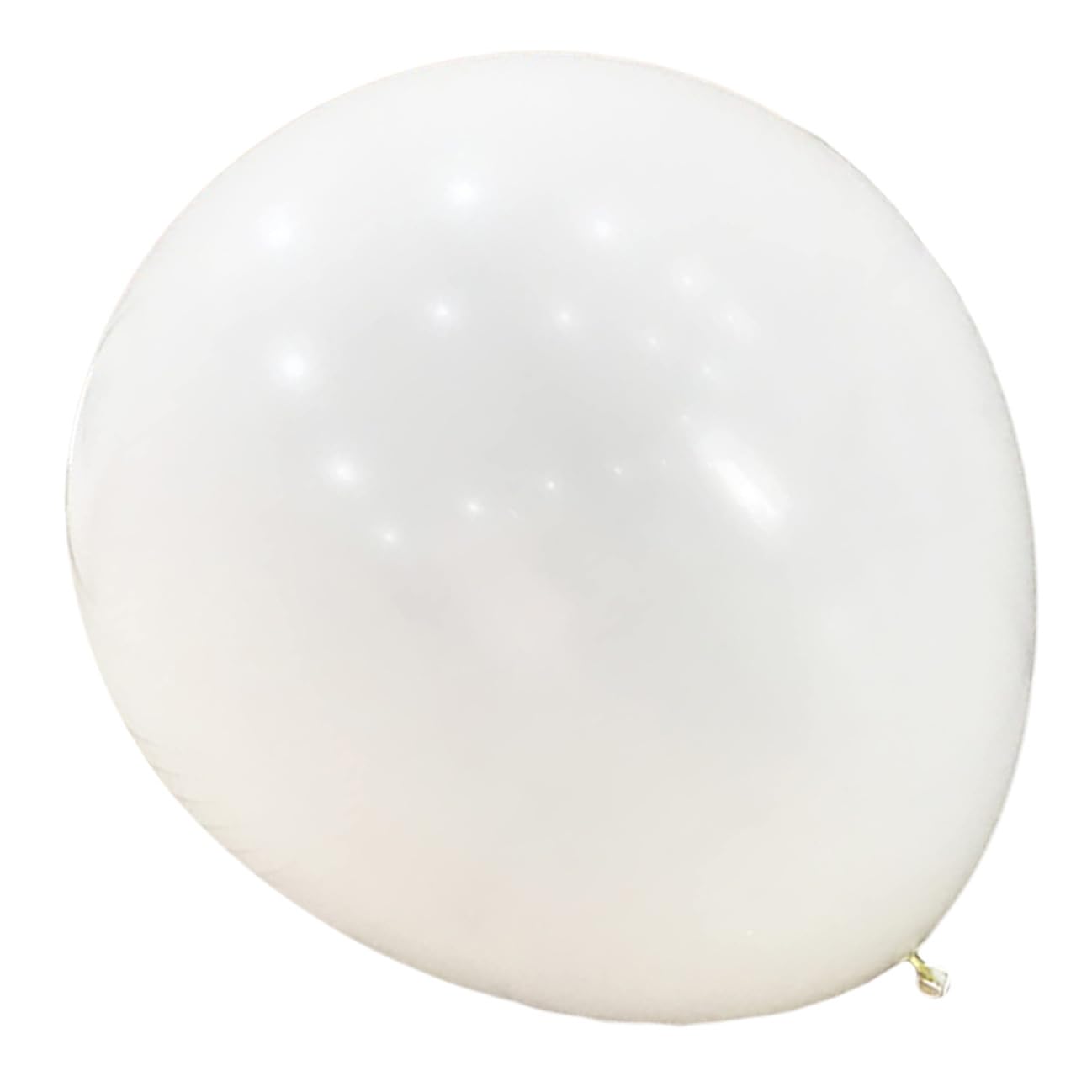 DECHOUS Großer Weißer Latexballon Riesiger Runder Party Hochzeitsballon Wetterfester Überdimensionaler Ballon für Innen Außendekoration Vielseitiger Dekoballon für Jubiläen und