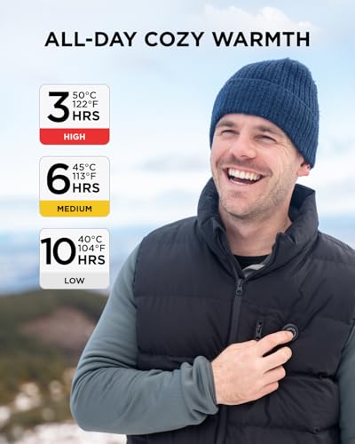 InoKraft Heated Vest for Men with Battery Pack included, Lightweight Quilted Rechargeable Winter Heated Vest3