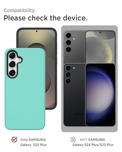 Miimall Slim ＆ Rugged for Samsung Galaxy S25+ Plus Case, 10FT Military Shockproof Dropproof, Anti-Slip Grip Anti-Scratch Women Men Thin Heavy Duty Protective Case for S25Plus, Mint Green - image 2