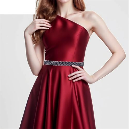 Rhinestones Dress Belt Women's Bow Sash Party Wedding Accessories Waist Decoration Bridal Belt3