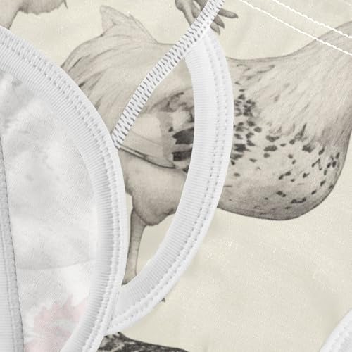 KLL Chicken Black and White Little Boys Cotton Underwear Cute Undies 5