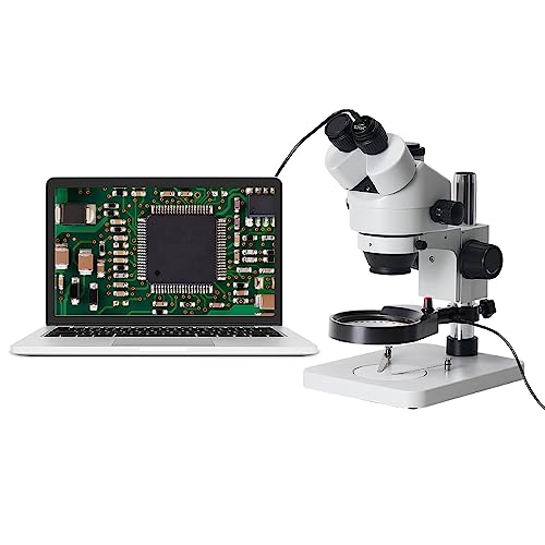 Image of HAYEAR 4K Electronic USB Microscope Camera, 8MP Digital Eyepiece Camera, Black