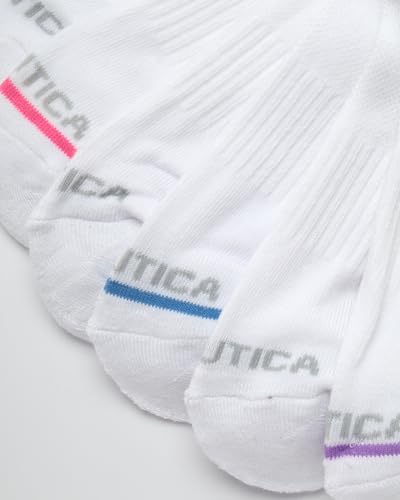 Nautica Womens Quarter Socks Moisture Wicking Cushion Athletic Socks 6 Pack - image 5