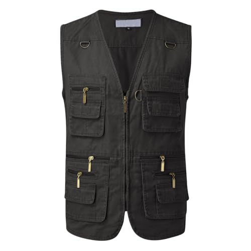 Gilet de pêche multifonction homme veste photographie été sans manche randonnée