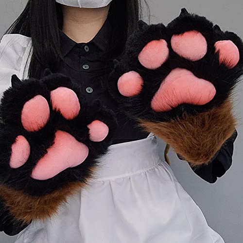 Guantes de pata de animal para adultos ideales en fiestas de cosplay 6