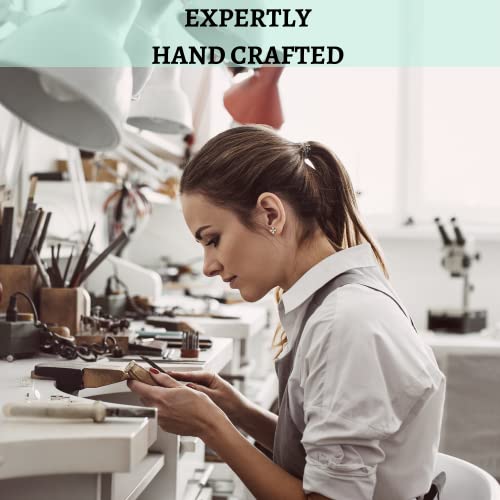 Beaux Bijoux Sterling Silver Larimar Teardrop Earrings for Women | Beautiful Natural Dominican Larimar Jewelry | Pear Shaped Blue Larimar Stones | Unique Dangle Hypoallergenic Earrings…4