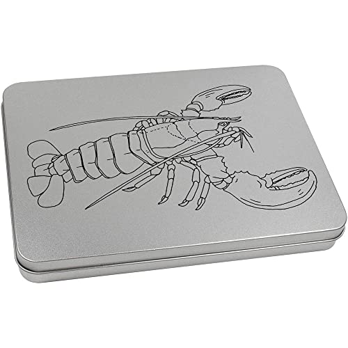 Azeeda 220mm 'Lobster' Metal Hinged Tin/Storage Box (TT00190032)