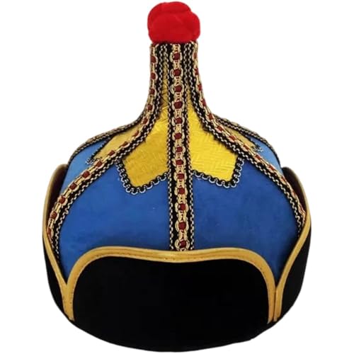 Abbdbd Chapeau Mongol Chinois pour, Casquette, Chapeau Mongol Exotique, Chapeau De Style Traditionnel Mongol, Chapeau Mongol Élégant, Chapeau De Danse Ancienne