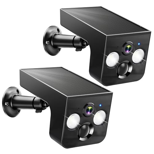Solar Security Cameras Wireless Outdoor 2K Battery Powered...