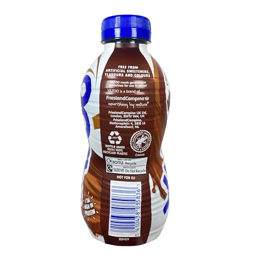 YAZOO Chocolate Milkshake Milk Drink, High in Protein & Calcium, 300 ml (Pack of 12)