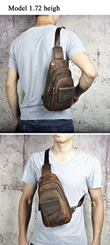 Le'aokuu Men Outdoor Leather Sling