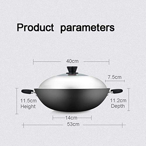 Wok de aluminio forjado con revestimiento antiadherente miniatura 2