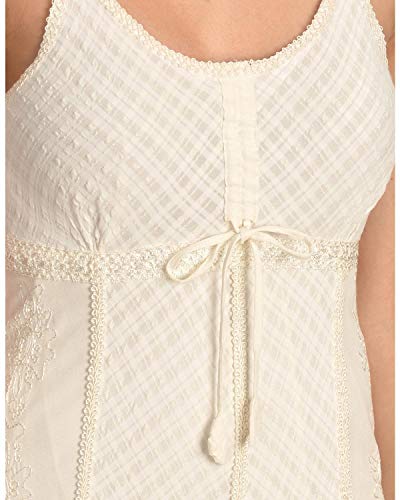 Scully Women's Solid Midi Dress Ivory Medium #TOP1