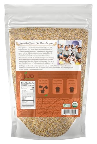 Jiva Organics Kodo Millet 2 LB Bag | Whole Grain, Gluten-Free & Organic | High Fiber, Protein-Rich Superfood for Healthy Indian Cooking