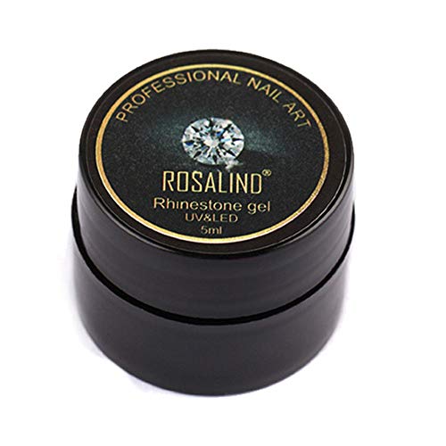 Preisvergleich Produktbild Hupoop Glitzerkleber Strass farblos und geschmacksneutral langlebig Nagelkleber Dekorationswerkzeug 5ML