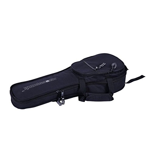 Image of Crossrock A-Style Mandolin Gig Bag with 10mm Padding, Backpack Straps in Black (CRSG106MABK)