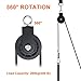 Patioer 4 Pack Cable Pulley 3.54 in/90 mm Silent Nylon Gym Cable Pulley Wheel, 360 Degree Rotation Traction Wheel DIY Attachment for LAT Lift Pulley System, Lifting Blocks, Home Gym Equipment