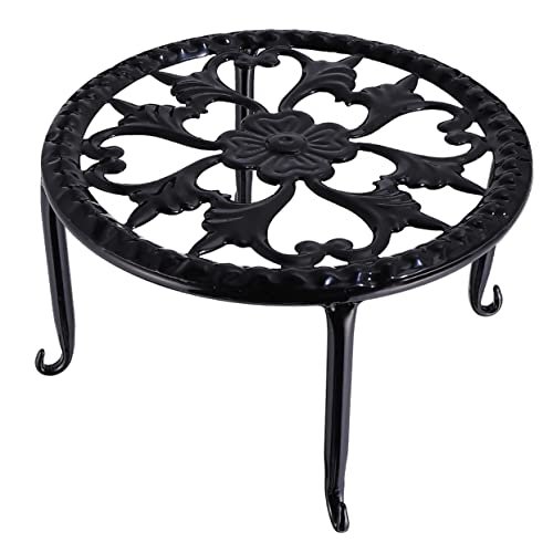 CLISPEED Garden Flowerpot Stand Supports Rack Decorative Flowerpot Holder for Balcony Easy to Use Durable Design for Decor