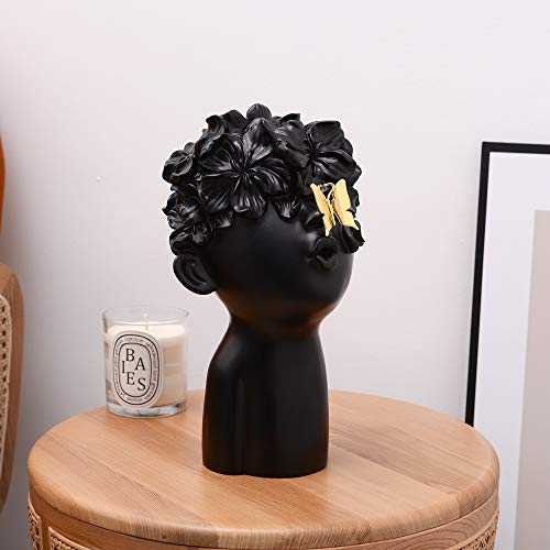 Notakia Modern and Simple Sculptures Home Decor Statues Sculptures Decoration Resin Figure Gift (one Black Big Size) - Image 5