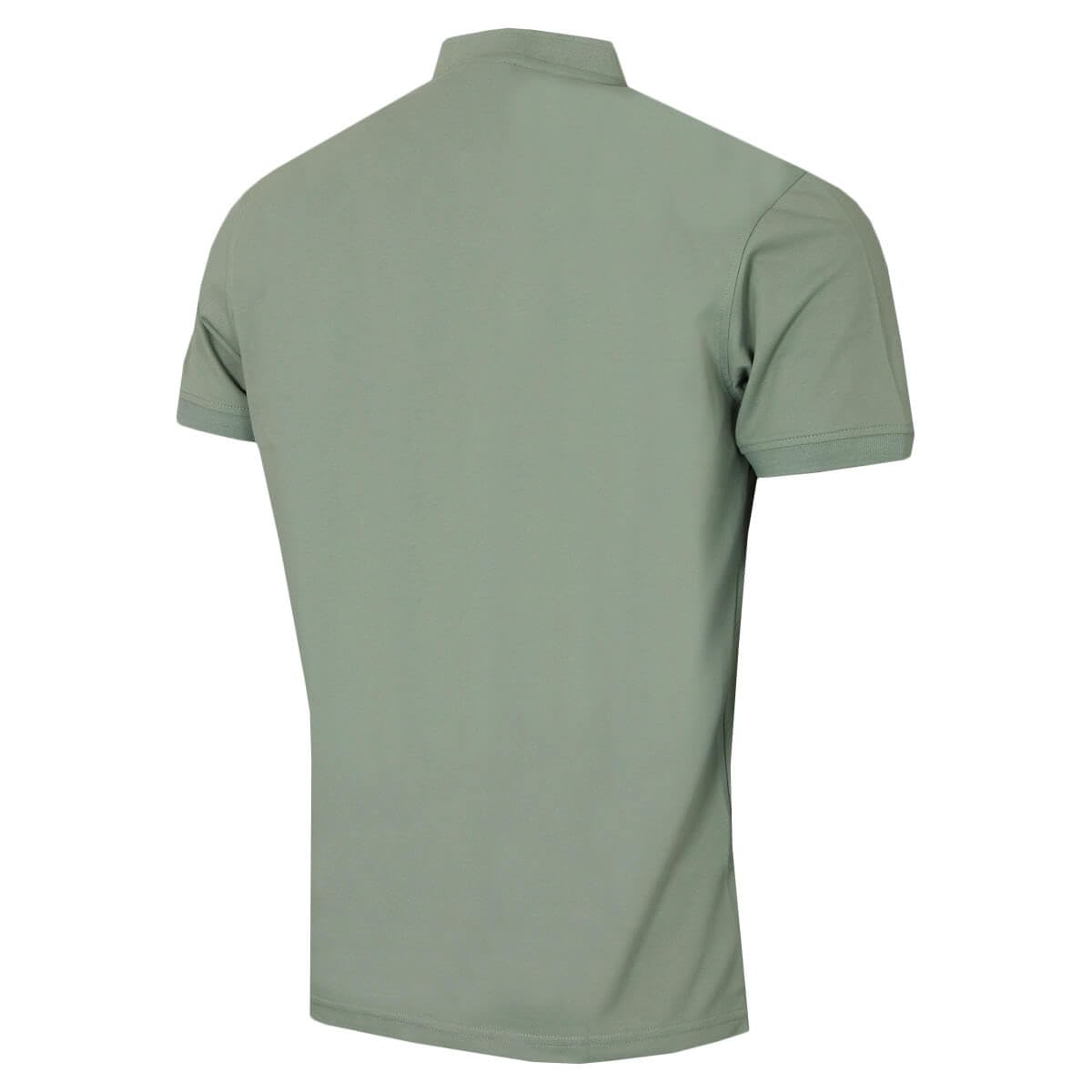 Calvin Klein Mens Blade Collar Campus Golf Polo Shirt - Sage - L