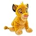 Disney Store Official Simba Medium Soft Toy for Kids, Cuddly Character with Fuzzy Texture and Embroidered Details, Furry Mane and Tail Tuft, Disney Plushy Suitable for All Ages.