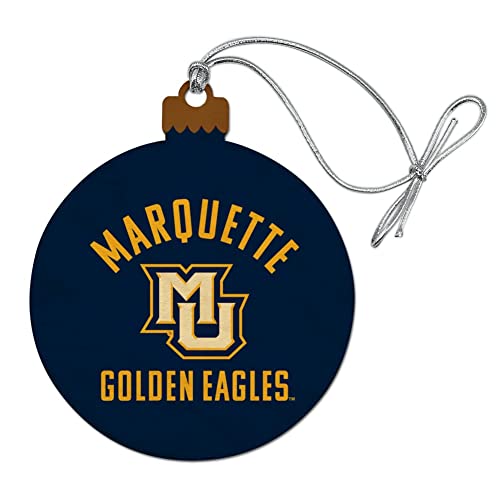 GRAPHICS & MORE Marquette University Golden Eagles Wood Christmas Tree Holiday Ornament