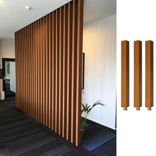 Room Divider Modern DIY Room Divider for Privacy Screen/Doorway/Studio Apartment, Square Wall Partition Floor to Ceiling Design, Easy to Install & Remove (Color : 3pcs Height, Size : 80cm/31.5in/2