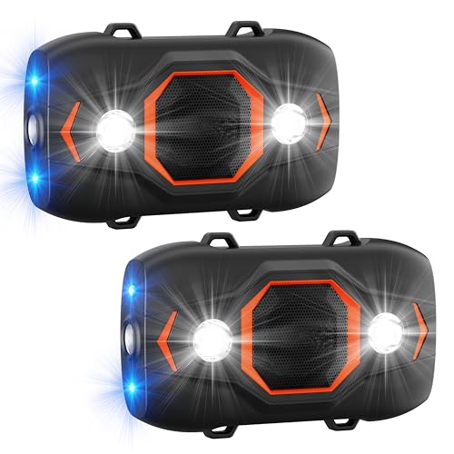 Ultrasonic Rodent Repellent for Car Engines, Battery Powerd Under Hood Mouse Repeller Device with 4 Strobe Lights Keep Mice, Rats and Squirrels Away from Cars, RVs, Garages, Attics, Indoors