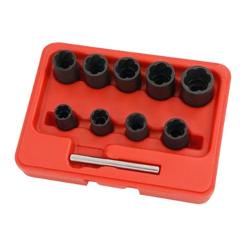 Grip Twist Sockets, Removes Damaged Nuts and Bolts, 10 Peice Kit CT1381