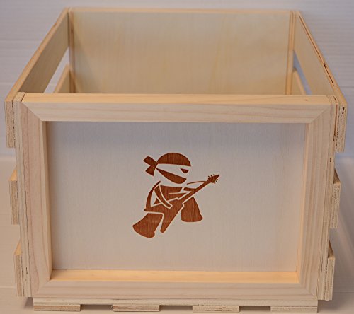 Caisse de rangement en bois pour disques vinyles - Les Beatles, Paul McCartney, John Lennon, RIngo Starr, George Harrison Caisse de rangement en bois pour disques vinyles – Image 6