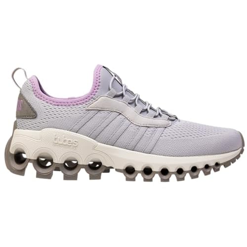K-Swiss Women's Tubes Slip-On Sneaker 6 Moon Rock/Vapor Blue/Snow White