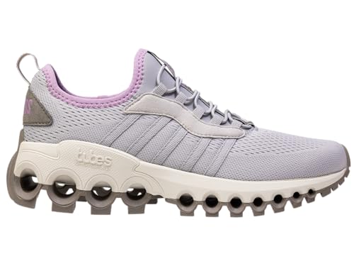 K-Swiss Women's Tubes Slip-On Sneaker, Moon Rock/Vapor Blue/Snow White, 9 M