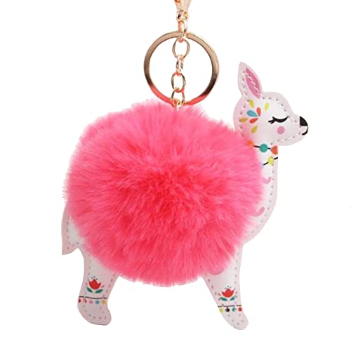 �A���p�J �t�@�[�{�[�� �L�[�z���_�[ �s���N ALPACA LLAVERO ROSADO ALI