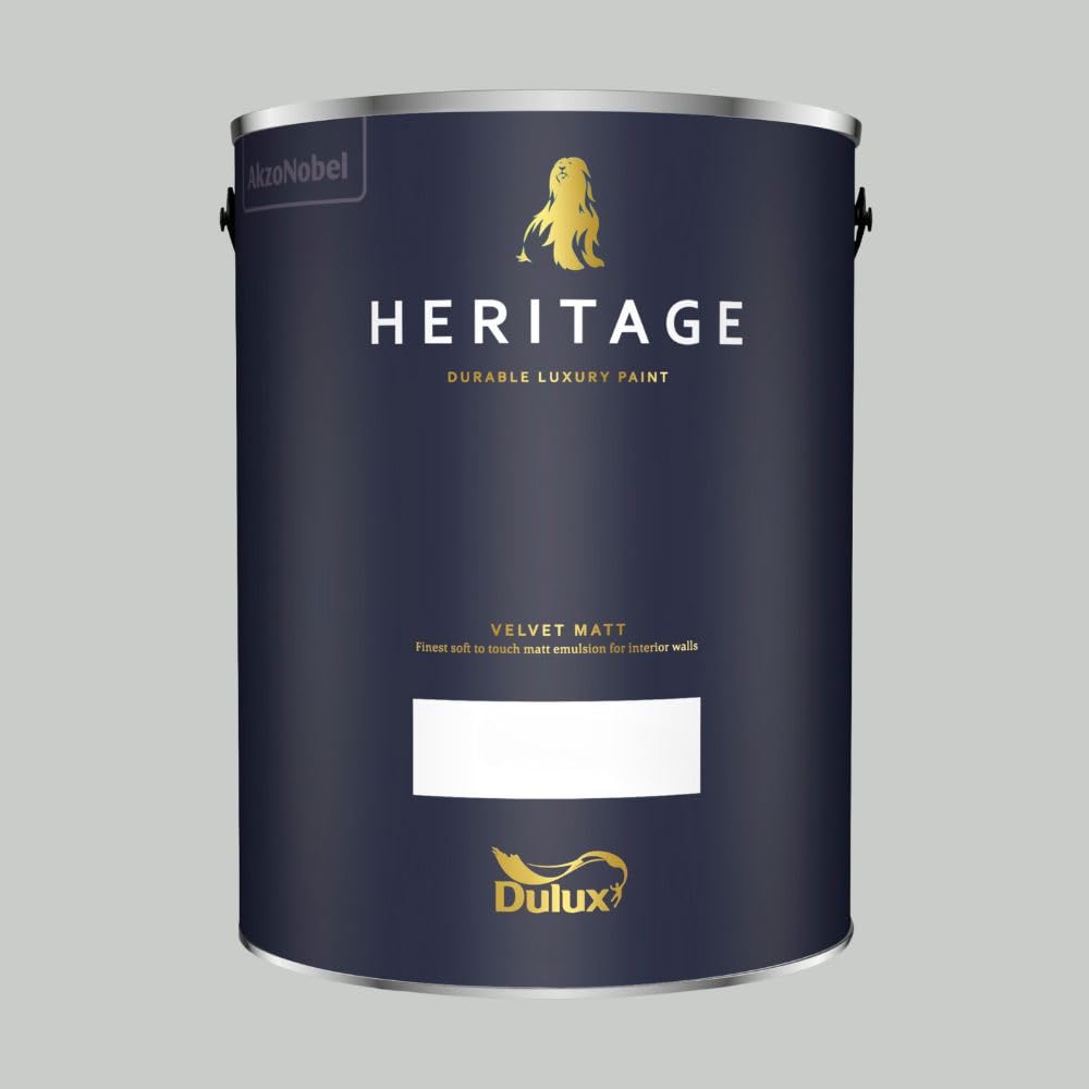 Paint Stop Mixed Colour Dulux Trade Heritage Matt Beachcomb Grey 5L
