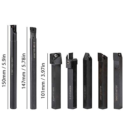 Herramienta de torneado de madera con vástago multifuncional 12mm miniatura 2