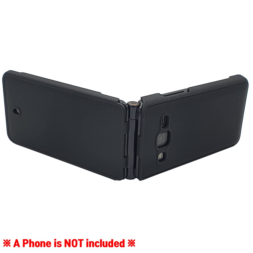 Generic Stoßfeste Schutzhülle für Samsung Galaxy Folder 2 SM-G160 / SM-G160N / SM-G1650W / SM-G165N / SM-G1650 (Matt-Schwarz)
