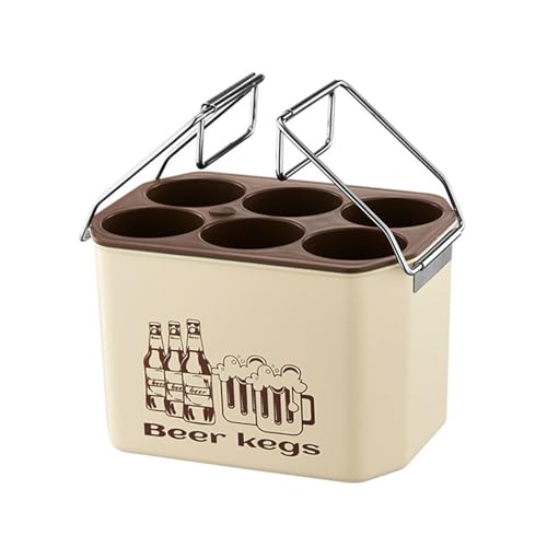 Enfriadores de cerveza de acero inoxidable aislados para botellas y latas, organizadores de bebidas portátiles para entusiastas de bebidas