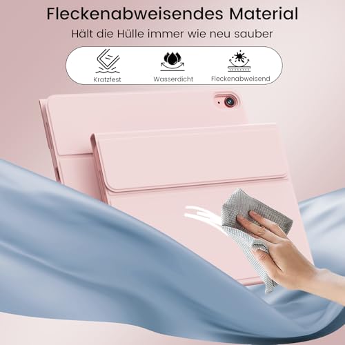 GKABXY Hülle mit Tastatur für iPad A16 11/10 Generation 2025/2022, 11/10.9" – Ansicht 4