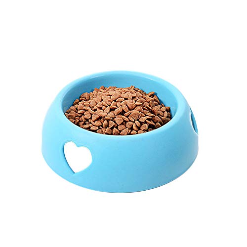 GCSEY Heart Shape Slow Feeder Dog Bowl Fun Interactive Feeder Slow Bowl Pet Bloat Stop Dog Bowl with Anti-Skid Bottom Design
